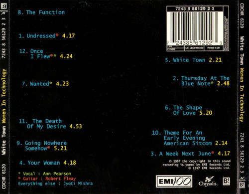 White Town - Women In Technology (CD)