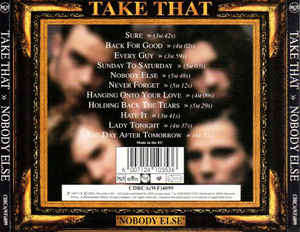 Take That - Nobody Else (CD)