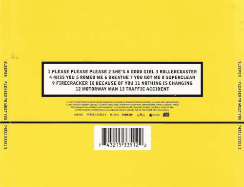 Sleeper - Pleased To Meet You (CD)
