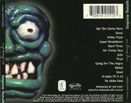 Sprung Monkey - Mr. Funny Face (CD)