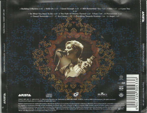 Sarah McLachlan - Mirrorball (CD)