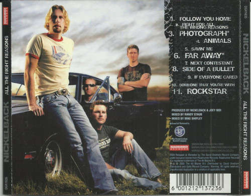 Nickelback - All The Right Reasons (CD)