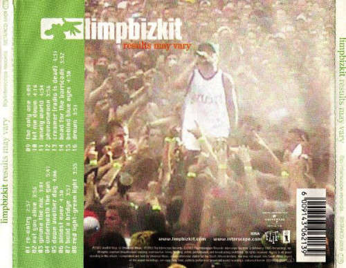 Limpbizkit - Results May Vary (CD)