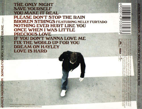 JaMes Morrison - Songs For You, Truths For Me (CD)