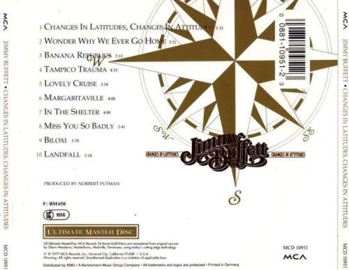 Jimmy Buffett - Changes In Latitudes, Changes In Attitudes - Ultimate Master Disc (CD)