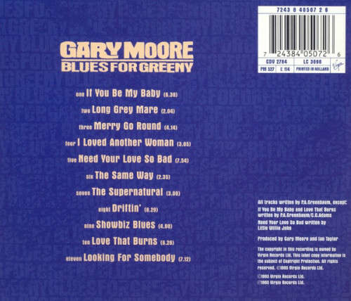 Gary Moore - Blues For Greeny (CD)