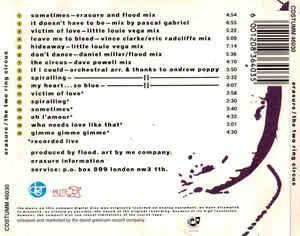 Erasure - The Two Ring Circus (CD)
