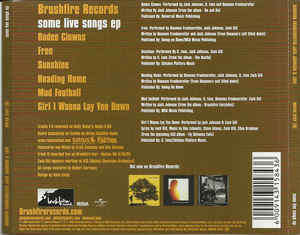 Jack Johnson, Donavon Frankenreiter and G. Love - Some Live Songs EP