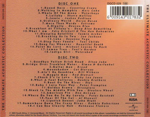 Various - The Ultimate Acoustic Collection (Double CD)