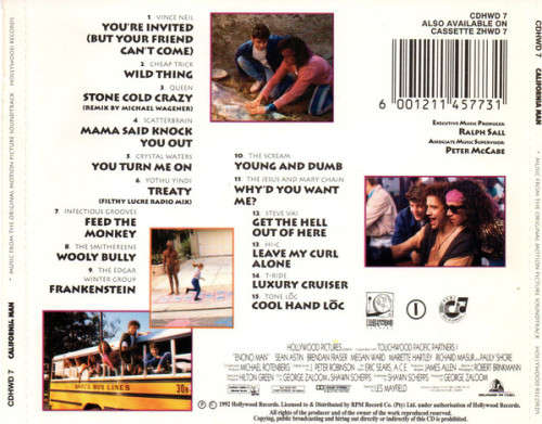 Various - California Man (Music From The Original Motion Picture Soundtrack) (CD)
