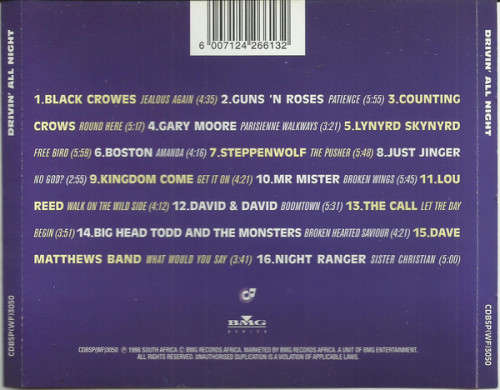 Various - Drivin` All Night (CD)