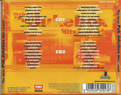 Various - The Best Pub Jukebox Hits...Ever! (Double CD)
