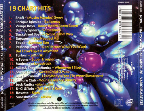 Various - Now That`s What I Call Music! 26 (CD)
