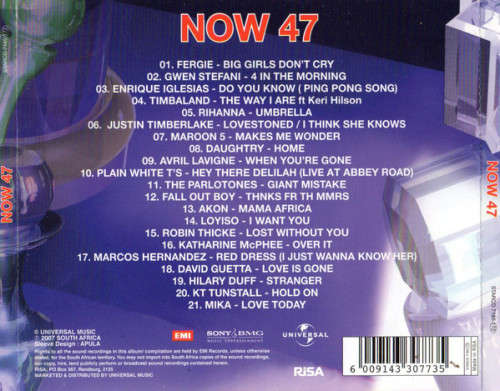 Various - Now That`s What I Call Music! 47 (CD)