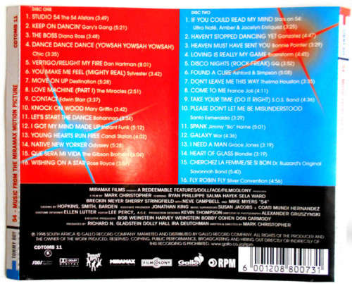 Various - 54 - Music From The Miramax Motion Picture (CD)
