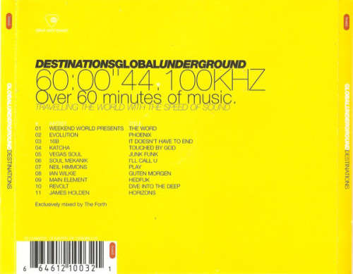Various - Global Underground Destinations (CD)