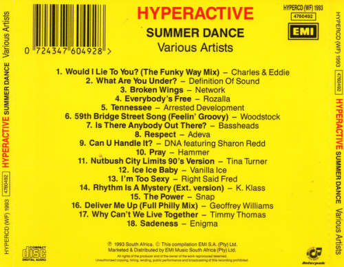 Various - Hyperactive Summer Dance (CD)