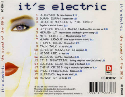 Various - It`s Electric - The Sound Of The 80`s (CD)