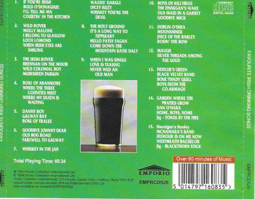 The Sean O`Neill Band - Favourite Irish Drinking Songs (CD)