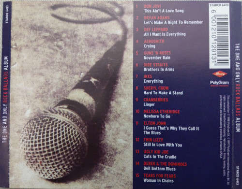 Various - The One and Only Rock Ballads Album (CD)