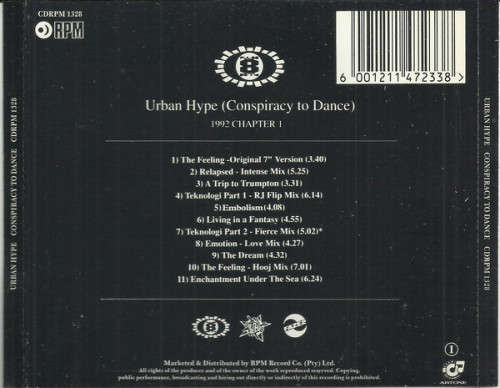 Urban Hype - Conspiracy To Dance (CD)