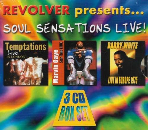 Temptations, Marvin Gaye and Barry White - Soul Sensations Live! (3 CD Set)