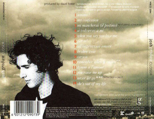 Josh Groban - Closer (CD)