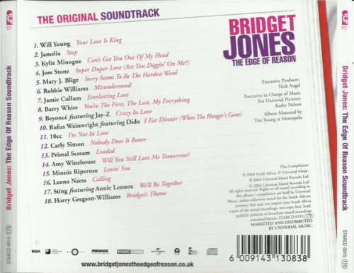 Various - Bridget Jones: The Edge Of Reason The Original Soundtrack (CD)