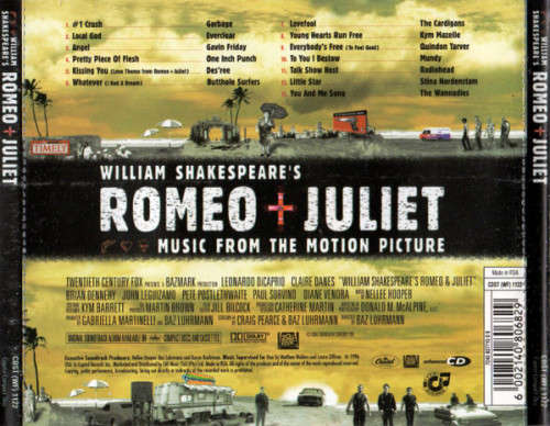 Various - William Shakespeare`s Romeo + Juliet (Music From The Motion Picture) (CD)