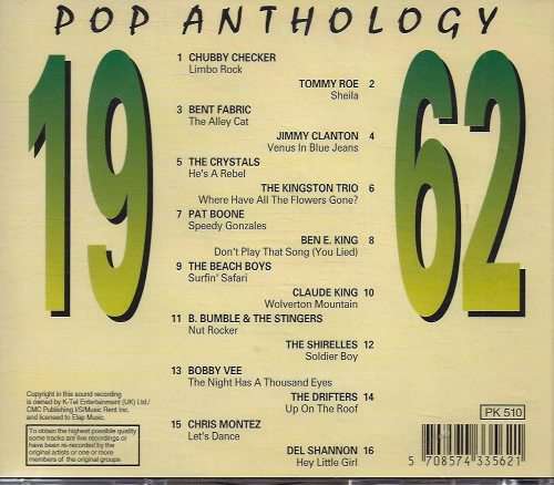Various - Pop Anthology 1962 (CD)