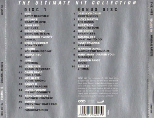 Various - The Ultimate Hit Collection: The Hits Vol. 10 (Double CD)
