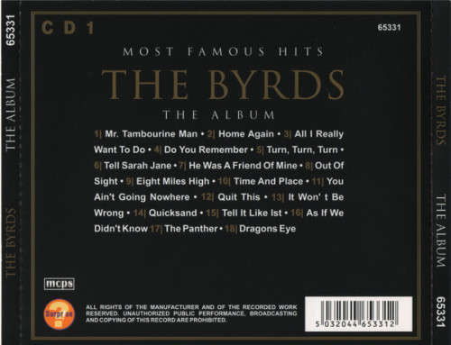 The Byrds - The Album (Most Famous Hits) (Double CD)