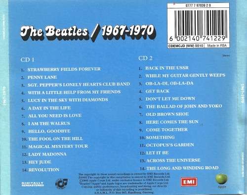 The Beatles - 1967-1970 (Double CD)