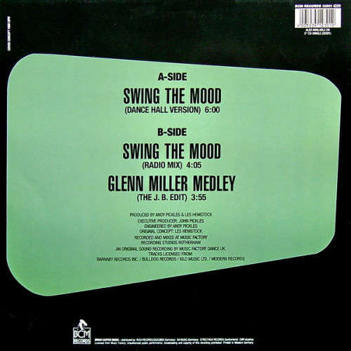 Jive Bunny And The Mastermixers - Swing The Mood Vinyl Maxi Single) BCM Records  12301 Germany