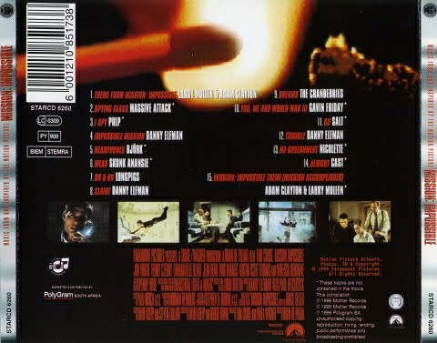 Various - Mission: Impossible - Music From And Inspired By The Motion Picture (CD)