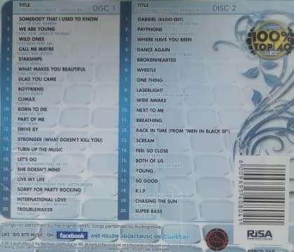 Various - 100% Top 40 Hits 2012 (2 CD)