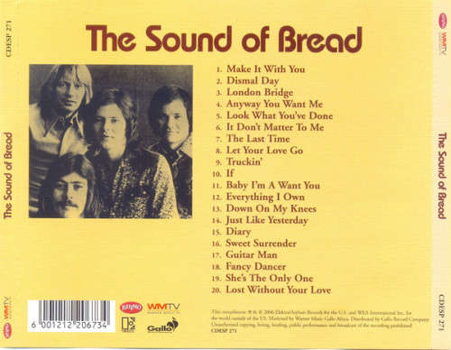 Bread - The Sound Of Bread - Their 20 Finest Songs (CD)