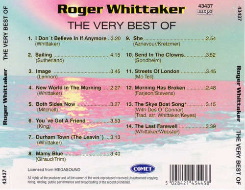 Roger Whittaker - The Very Best Of Roger Whittaker (CD)