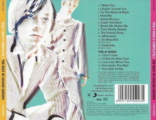 Savage Garden - Truly Madly Completely (The Best Of Savage Garden)(CD)