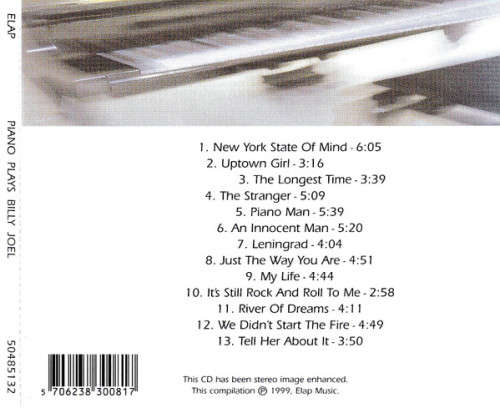 Ricardo Caliente - Piano Plays Billy Joel (CD)