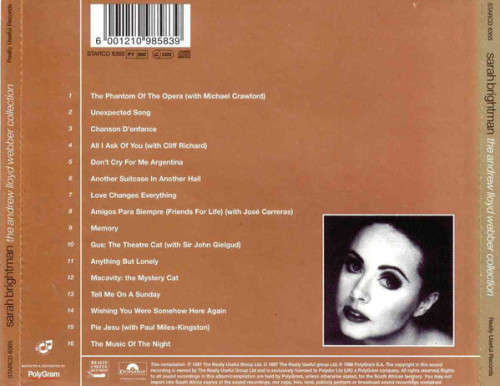 Sarah Brightman - The Andrew Lloyd Webber Collection (CD)