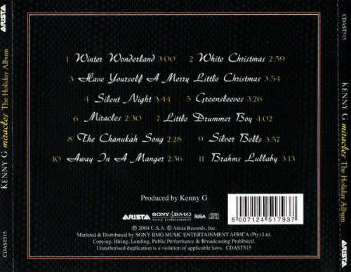 Kenny G - Miracles - The Holiday Album (CD)