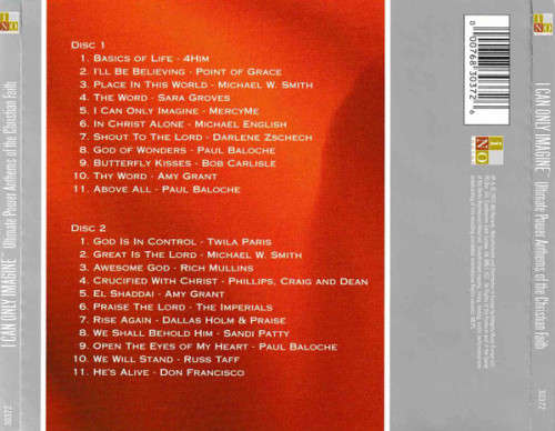 Various - I Can Only Imagine (Ultimate Power Anthems Of The Christian Faith) (Double CD)