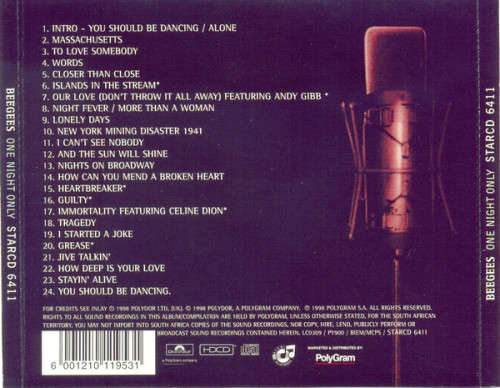 Bee Gees - One Night Only (CD)