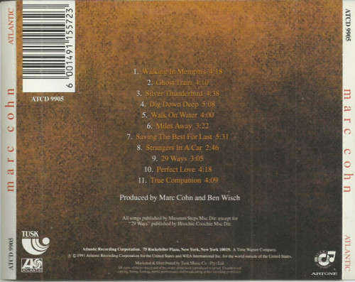 Marc Cohn - Marc Cohn (CD)