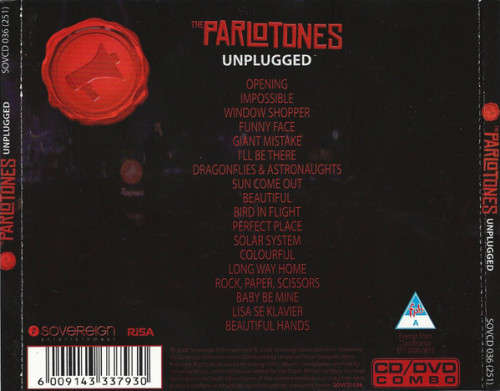 The Parlotones - Unplugged (CD/DVD)