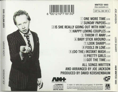 Joe Jackson - Look Sharp! (CD)