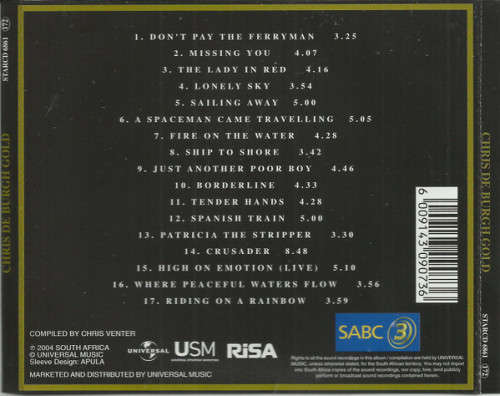 Chris de Burgh - Gold (CD)