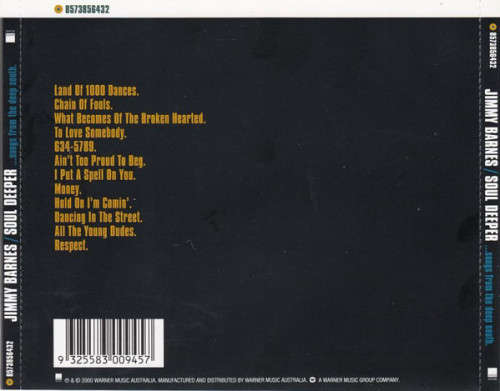 Jimmy Barnes - Soul Deeper ... Songs From The Deep South. (Double CD)