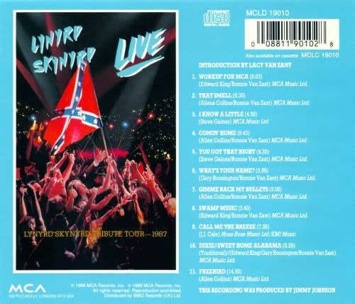Lynyrd Skynyrd - Southern By The Grace Of God: Lynyrd Skynyrd Tribute Tour 1987 (CD)